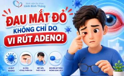 (HCDC) Đau mắt đỏ không chỉ do vi rút Adeno!